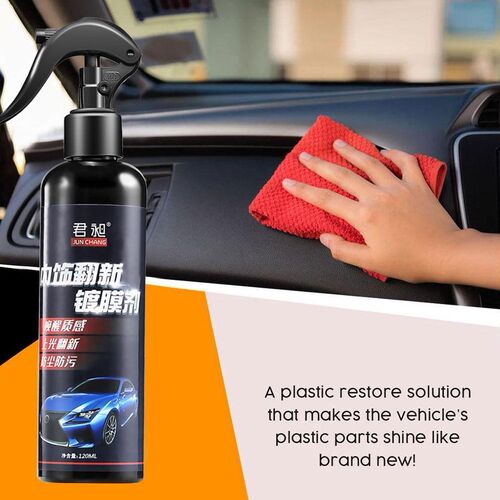 Car Seat Leather Restoreration Plastic Restore Renew Interio
