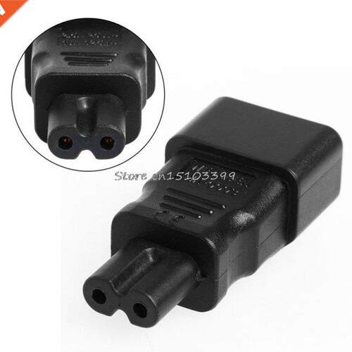 IEC 20 Kettle -Pin C14 Male To C7 Female Power Converter A