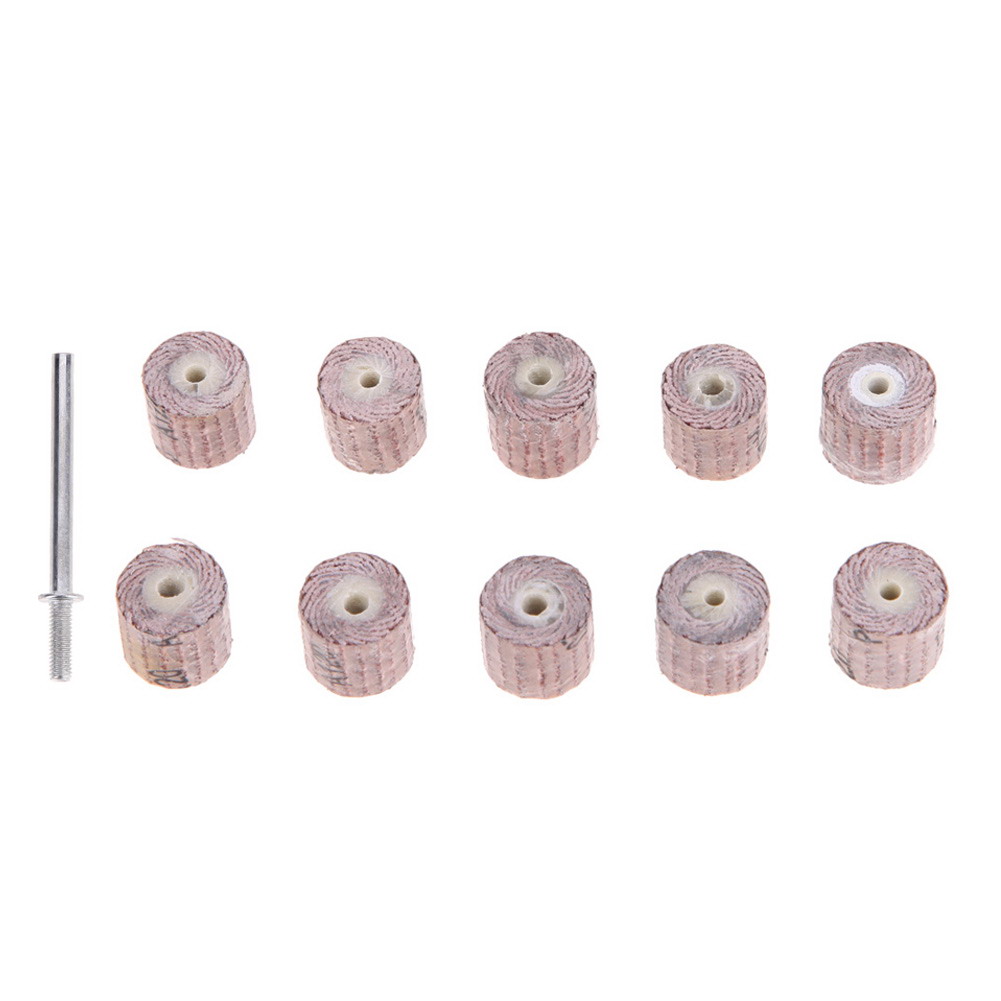 10Pcs 240-Grit Flap Wheels Sanding Disc Grinding Flap Wheels