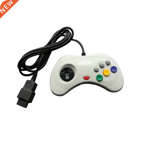 Wired Gamepad 6 Buttons for SS interface for Sega Saturn Con