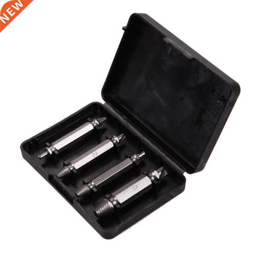 4Pcs Bolt Extractor Screw Extractor epped Drill Bit Guide