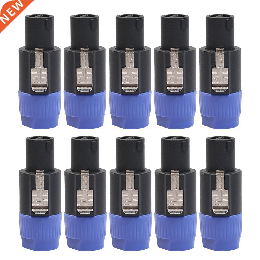 10pcs 4Pole 4Pin NL4FC Connector Ohm Plug Speker udio Cbl