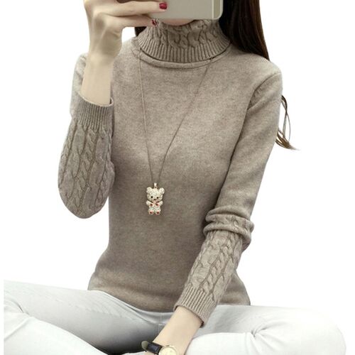 Thick Warm Women Turtleneck 2020 Winter Women Sweaters And P