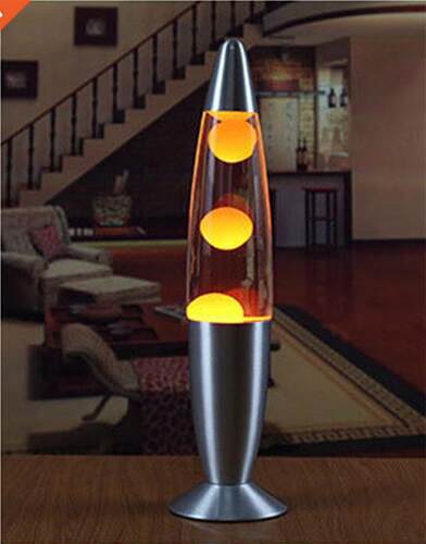 edroom edside Night Light Volcano Lava Night Lp 25W Crea