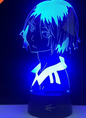 KENMA KOZUME PROFILE LED ANIME LAMP HAIKYUU 3D Led 7 Colors
