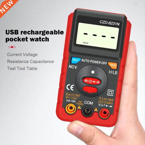 Digital AC/DC Voltage Multimeter Current Resistance Detectin