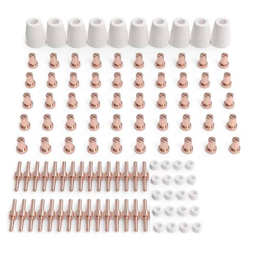 110 Pcs Plasma Cutting Consumables Fit Cut 40 50 with Plasma