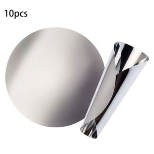 10pcs/set Foldable Wine Pourer Aluminum Foil Silver Wine Pou