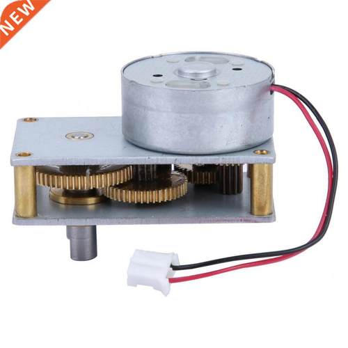 Flt Gerbox Ger Motor 3-12V DC 27RPM Reversible Metl Ger