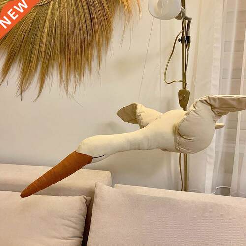 Creative wall hanging Swan Plush Stuffed Doll faric fily