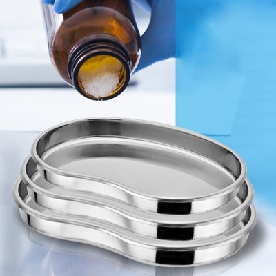 Stainless Steel Kidney Bowl Curved Trays Dental Tool Docters