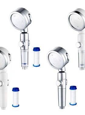 Filter Shower Head With Handheld Showerhead Low/Rainfall Hig
