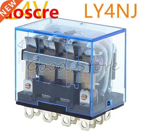 LY4NJ 24V AC DC Power Relay HH64P LY4N-J Miniature Relay 4PD