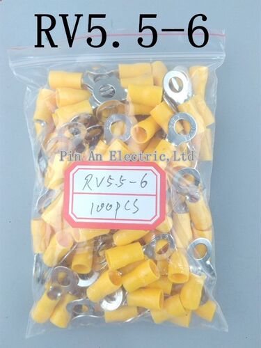 RV5.5-6 Yellow Ring insulated terminal cable Crimp Terminal