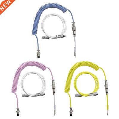 Ajazz AL60 Mechanical Keyboard Aviator Cable Coiled Type-C U
