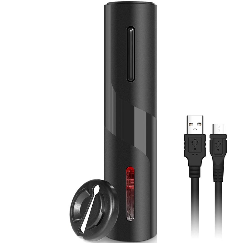 Rechargeable Electric Wine Bottle Opener Corkscrew Foil Cutt