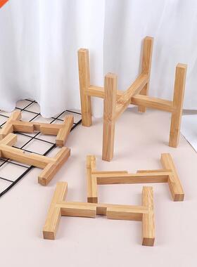 Plant Stand Shelf Wood Planter Pot Trays Flower Pot Rack Str