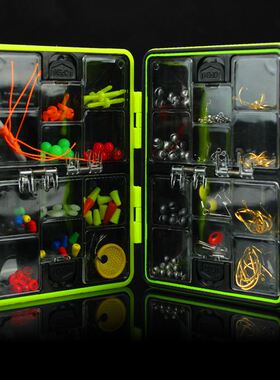 184pcs Outdoor Fishing Tool Set Box Fishing Beads Lure Bait