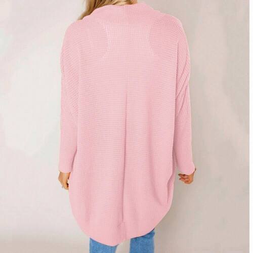 new Winter Knitwear Cardigan Autumn Solid Loose Knitted