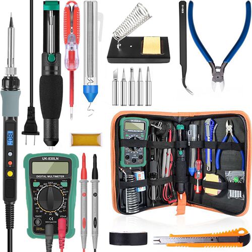 200-450℃/100-480℃ Temperature Adjustable Soldering Iron Ki