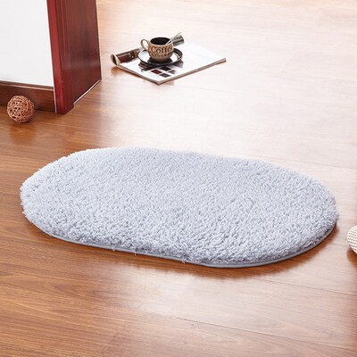 40x60cm Soft Bath Mats Bedroom Bathroom Carpet Plush Mat Sli