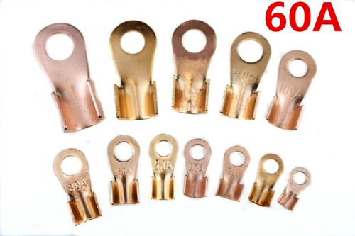 10/20/30/lot OT-60A 8mm Dia Copper Circular Splice Terminal