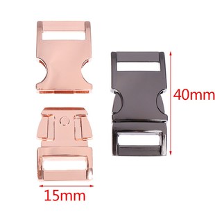 1pc DIY Outdoor Camping Backpack Bag Buckle Metal Curved Sid