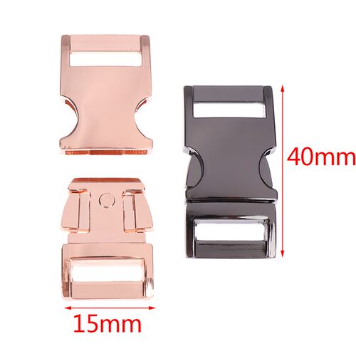 1pc DIY Outdoor Camping Backpack Bag Buckle Metal Curved Sid
