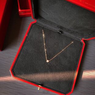 Original simple atmosphere simulation fine diamond necklace