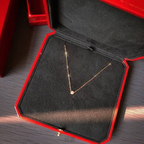 Original simple atmosphere simulation fine diamond necklace