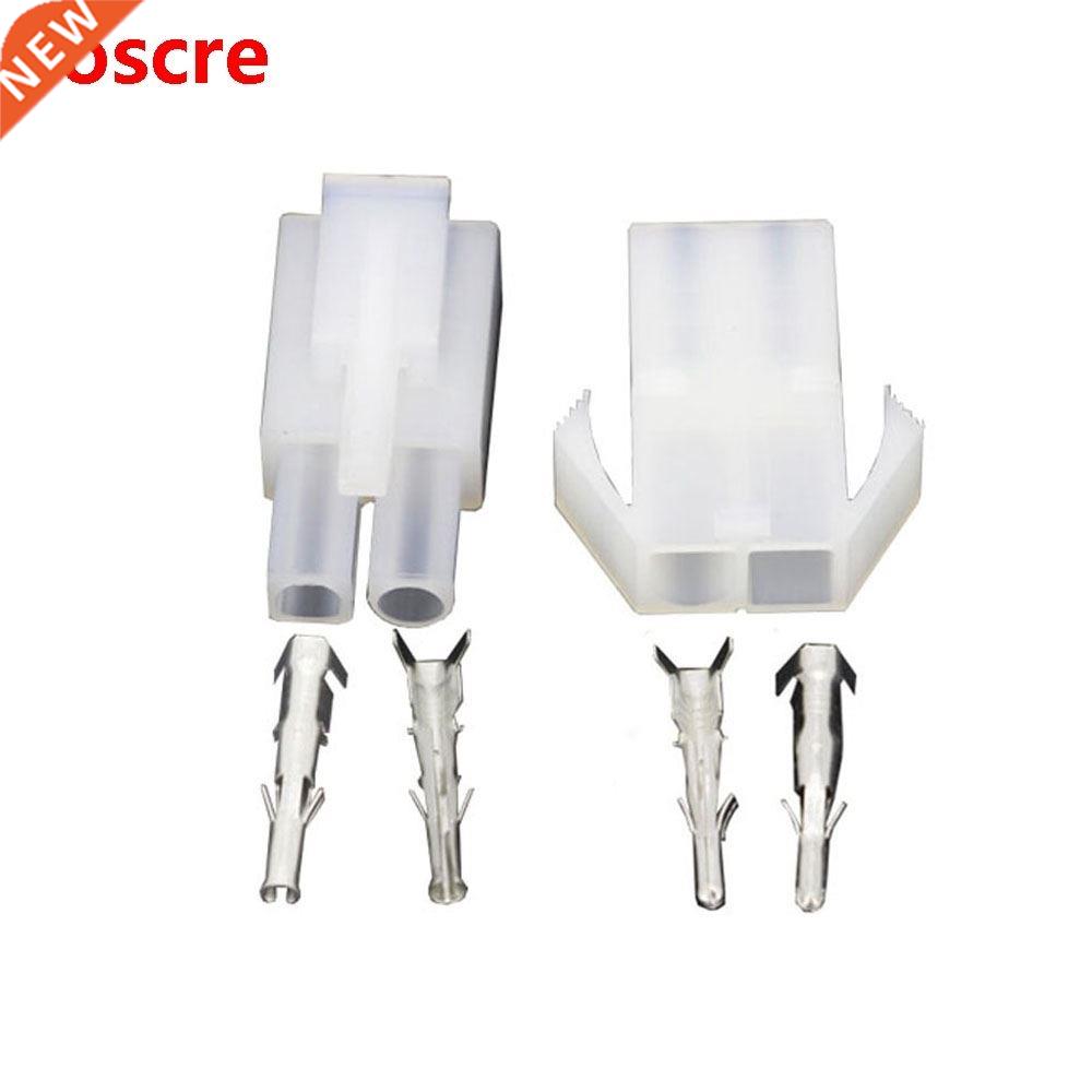 100 Sets Big Tamiya 2 Pin L6.2 Connector Plug with Wings Mal