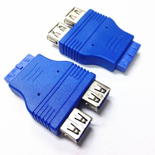 USB 3.0 2*A female to IDE female Adapter