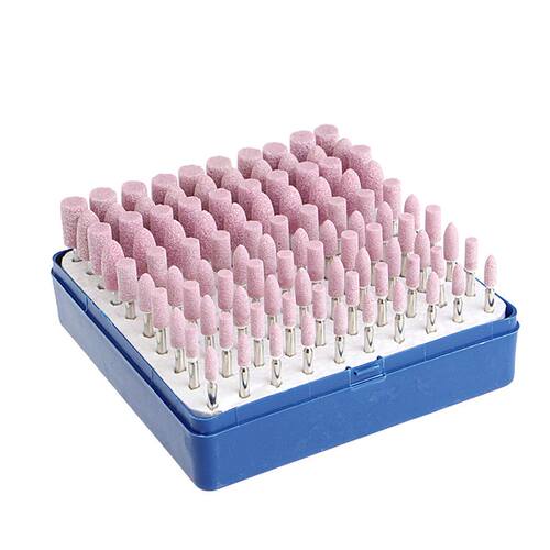 100 pcs Abrasive Stone Points Polishing Grinding Head Wheel