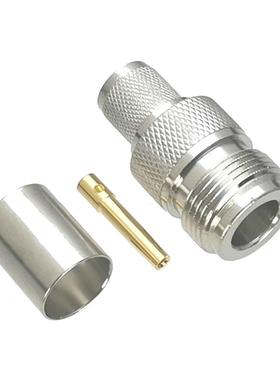 1Pcs Connector N Female Jack Crimp RG8 LMR400 Cable RF Adapt
