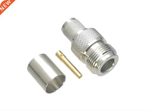 1Pcs Connector N Female Jack Crimp RG8 LMR400 Cable RF Adapt