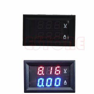 DC 100V 100A LED Voltmeter Amp Volt Meter Shunt 2017