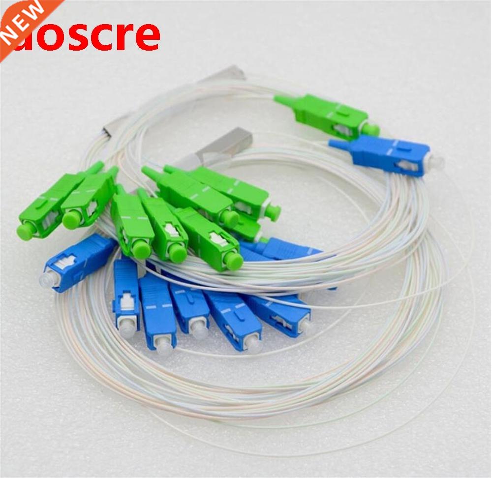 optical splitter fiber plc splitter 1:8 with SC APC UPC conn