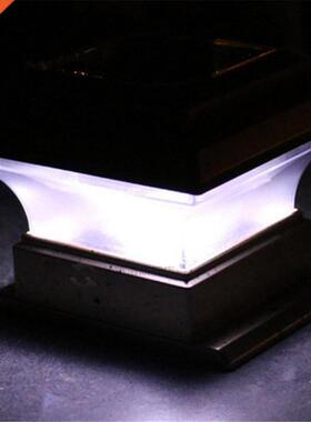 Outdoor Garden Solar Lght 28LEDs Post Deck Cap Square Fence