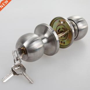 Household ainless eel Rotation Round Door Knobs Entrance