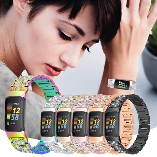 Stainless Steel Strap For Fitbit Charge 5 Watchstrap Steel B