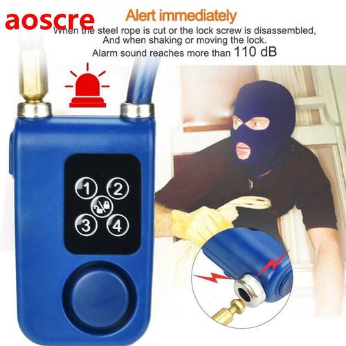 Y787 Intelligent Bicycle Anti Theft Lock Motorbike Cable Ant