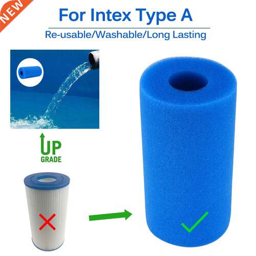 Swimming Pool Foam Filter Sponge Reusable Biofoam Cleaner Wa