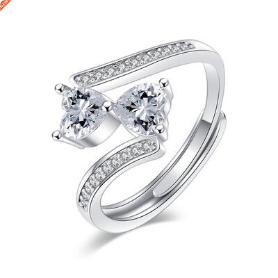 Silver Prong Setting Rings ndy Princess Infinite Sparkling L