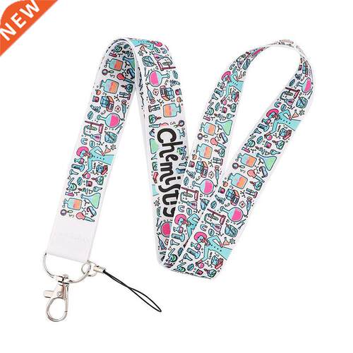 Science Neck Strap Lanyards Keychain Badge Holder ID Card Pa
