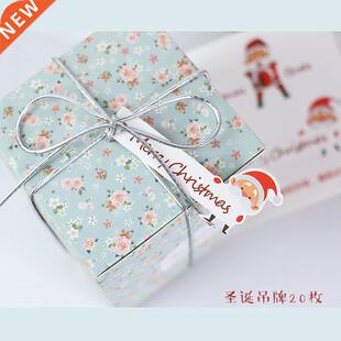 20 pieces of decorative cards in Santa Claus hanging label n