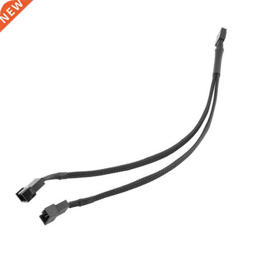 0CM Adapter Cable 4 Pin PWM To Dual PWM Fan Power Sleeved C