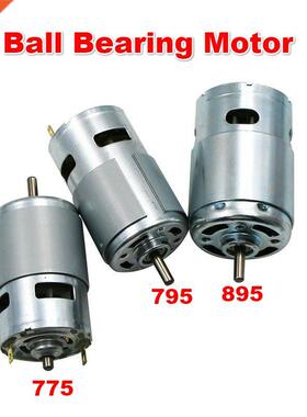 DC12V Motor 775/795/895 Double Ball Bearing 6000-12000RPM La
