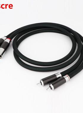 1Pair FA-220 occ copper HIFI RCA to XLR Audio Cable Male To
