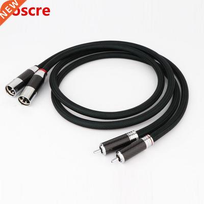 1Pair FA-220 occ copper HIFI RCA to XLR Audio Cable Male To