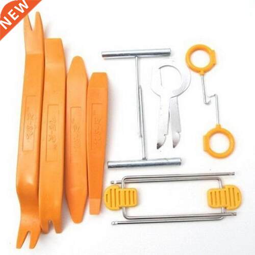 12pcs Auto Car Radio Door Clip Panel Trim Dash Audio Removal